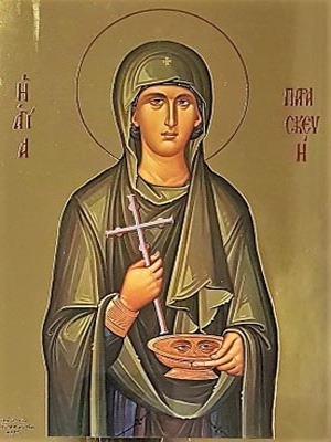 SAINT PARASCEVE, THE GREAT MARTYR, OF ROME