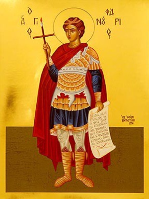 SAINT PHANURIUS, THE GREAT MARTYR, FULL BODY