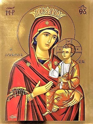 VIRGIN AND CHILD, HODEGETRIA, OF PROUSA, GREECE