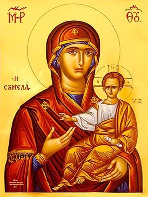 VIRGIN AND CHILD, HODEGETRIA, OF SOUMELA
