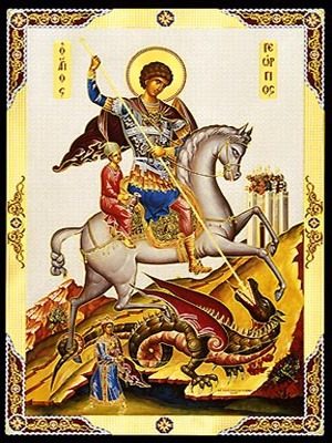 SAINT GEORGE THE GREAT MARTYR, ON HORSEBACK
