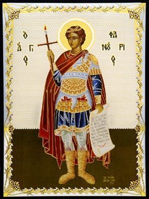 SAINT PHANURIUS, THE GREAT MARTYR, FULL BODY