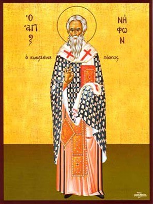 ΑΓΙΟΣ ΝΗΦΩΝ, ΠΑΤΡΙΑΡΧΗΣ ΚΩΝΣΤΑΝΤΙΝΟΥΠΟΛΕΩΣ, ΟΛΟΣΩΜΟΣ