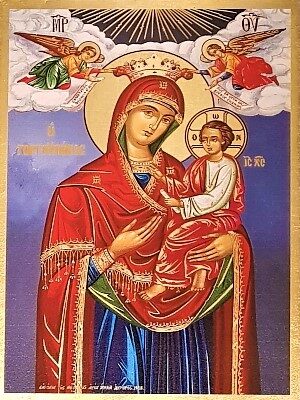 ΠΑΝΑΓΙΑ ΜΕ ΧΡΙΣΤΟ, ΟΔΗΓΗΤΡΙΑ, ΓΟΡΓΟΫΠΗΚΟΟΣ, ΜΕ ΑΓΓΕΛΟΥΣ - Image 7